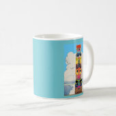 Totempol der 1920er kaffeetasse (VorderseiteRechts)