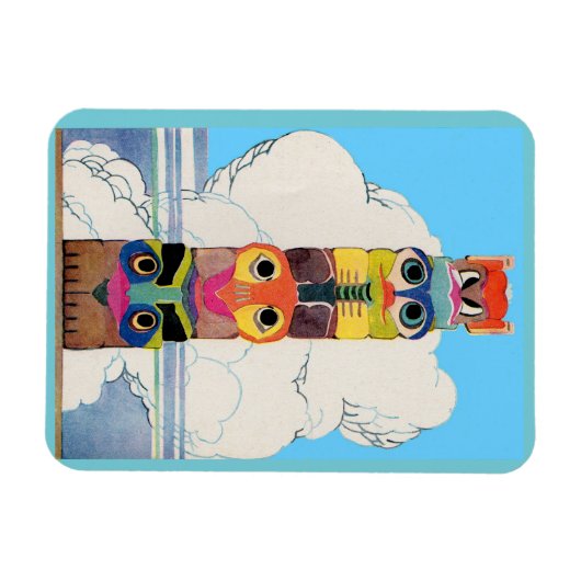 Totempol der 1920er magnet (Horizontal)