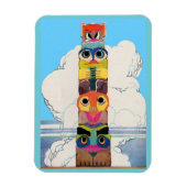 Totempol der 1920er magnet (Vertikal)