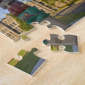 Totempol im Gebäude des Parlaments in Puzzle (Seite)