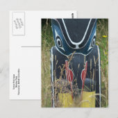 Totempolsohle Postkarte (Vorne/Hinten)