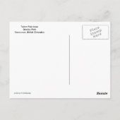 Totempolsohle Postkarte (Rückseite)