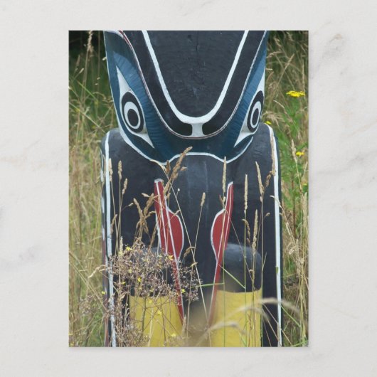 Totempolsohle Postkarte (Vorderseite)