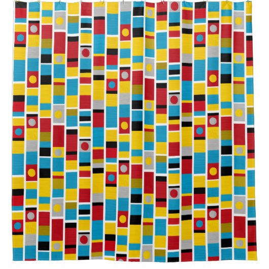 Totemstreifen Duschvorhang (Vorderseite)