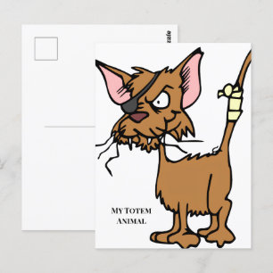 Totemtier Postkarte
