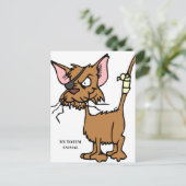 Totemtier Postkarte (Stehend Vorderseite)