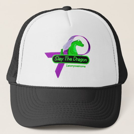 Töten Sie den Drache-Hut Truckerkappe (Vorderseite)