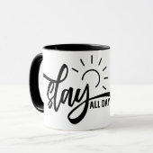 Töten Sie den ganzen Tag Tasse (Vorderseite Links)