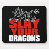 TÖTEN Sie DRACHEN, für Fans Jordaniens Peterson Mousepad (Vorne)