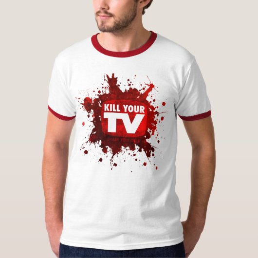 töten Sie Ihr Fernsehen T-Shirt (Vorderseite)
