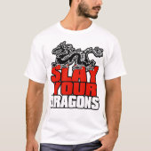 TÖTEN Sie IHRE DRACHEN, für Fans Jordaniens T-Shirt (Vorderseite)