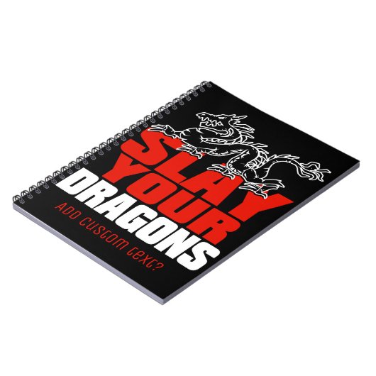 TÖTEN Sie IHRE DRACHEN, Geschenk für Fans Notizblock (Linke Seite)