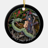 TÖTEN Sie IHRE DRACHEN, mittelalterliche Kunst, Keramik Ornament (Vorne)