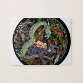 TÖTEN Sie IHRE DRACHEN, mittelalterliche Kunst, Puzzle (Horizontal)