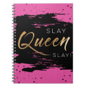 Töten Sie Königin töten rosa Notizbuch Notizblock (Vorderseite)