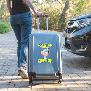 Töten Sie sie mit Freundlichkeit Ballerina Zombie Aufkleber