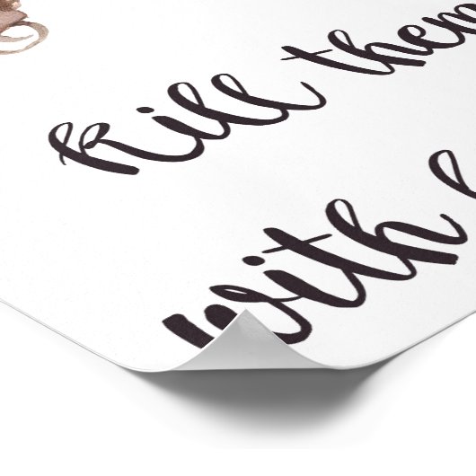 Töten Sie sie mit Freundlichkeit, Zitat Poster (Ecke)