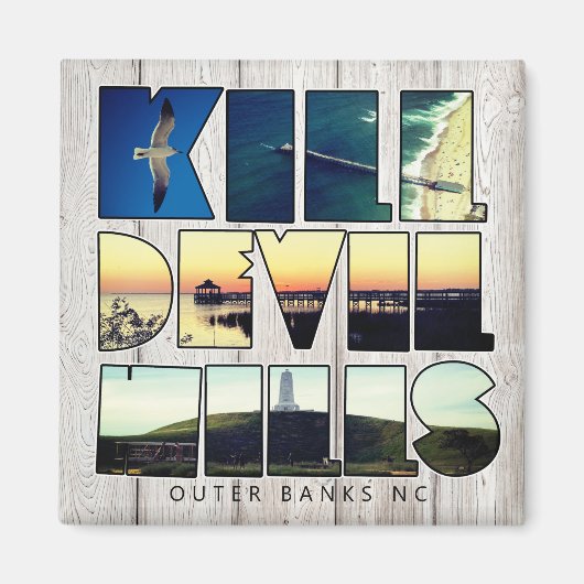 Töten von Teufelshügeln - Äußere Banken NC Magnet (Vorne)