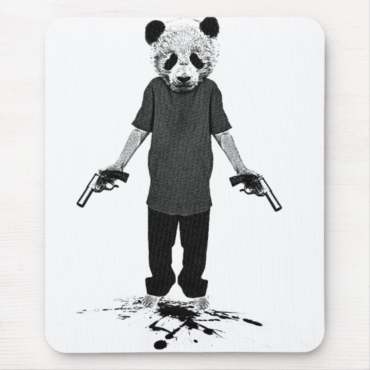 Tötender Panda Mousepad (Vorne)