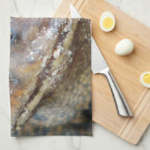 Totenfläche Geschirrtuch (Viertel Falte)