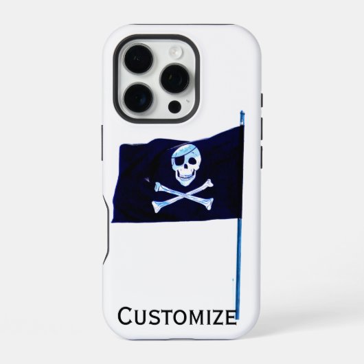 Totenflagge iPhone Hülle (Rückseite)