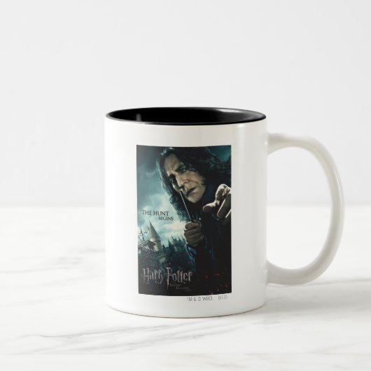 Totengrille - Snape 2 Zweifarbige Tasse (Rechts)