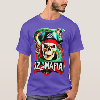 Totenhaupt mit Schlangenfamilie T-Shirt