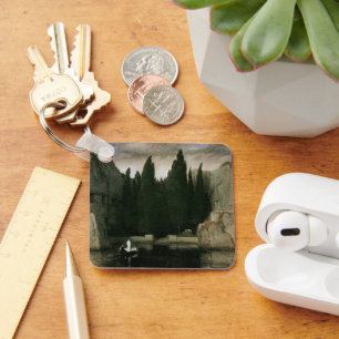 Toteninsel von Arnold Böcklin, Symbolismus Kunst Schlüsselanhänger