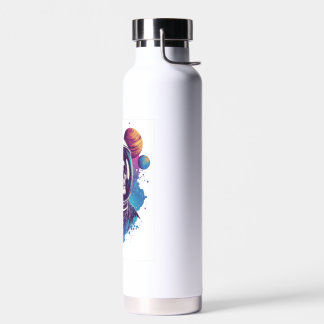 Totenkopf-Astronaut-Erforscher Trinkflasche
