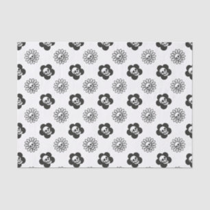 Totenkopf Blumen Seidenpapier