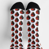 Totenkopf Bunt Socken (Oben)