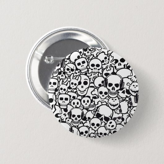 totenkopf button (Vorne & Hinten)