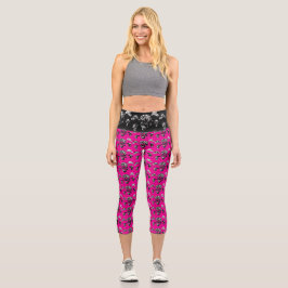 Totenkopf capri leggings