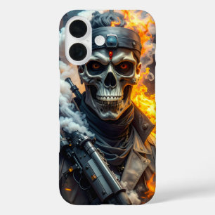 Totenkopf des Verderbens iPhone 16 Hülle