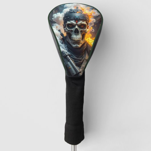Totenkopf des Verderbens Golf Headcover (Vorderseite)