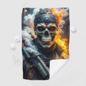 Totenkopf des Verderbens Golfhandtuch (Insitu)