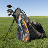 Totenkopf des Verderbens Golfhandtuch (Gras)