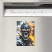 Totenkopf des Verderbens Magnet (In Situ (Geschirrspüler))