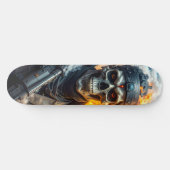 Totenkopf des Verderbens Skateboard (Horizontal)