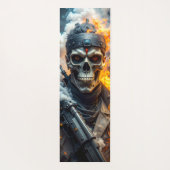 Totenkopf des Verderbens Yogamatte (Rückseite)