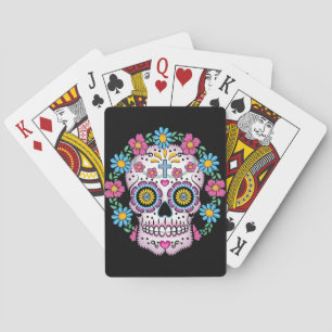 Totenkopf Dia de los Muertos Spielkarten