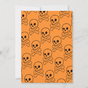 Totenkopf-Einladung Einladung