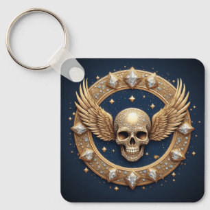 💀Totenkopf-Emblem für gotische Dekoration  Schlüsselanhänger