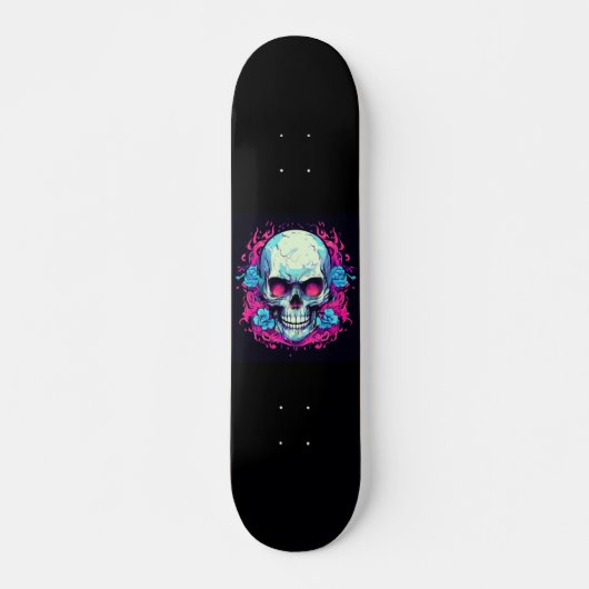 Totenkopf Emo Skateboard (Vorne)