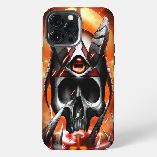 Totenkopf Eye Joe iPhone Hülle (Rückseite)