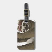 Totenkopf Faultier Gepäckanhänger (Vorderseite vertikal)