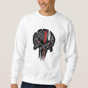 Totenkopf-Flaggen-Power Sweatshirt