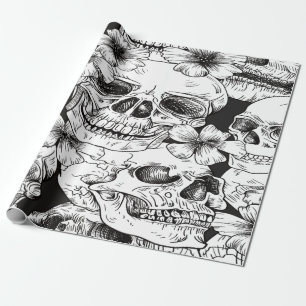 Totenkopf Geschenkpapier