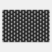 Totenkopf-Geschenkpapier Geschenkpapier Set (Vorderseite)