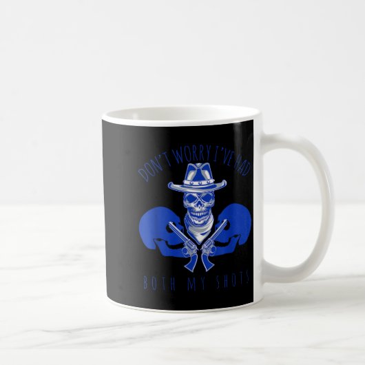 Totenkopf-Goth-Ästhetik-Impfung hatte beide Spritz Kaffeetasse (Rechts)